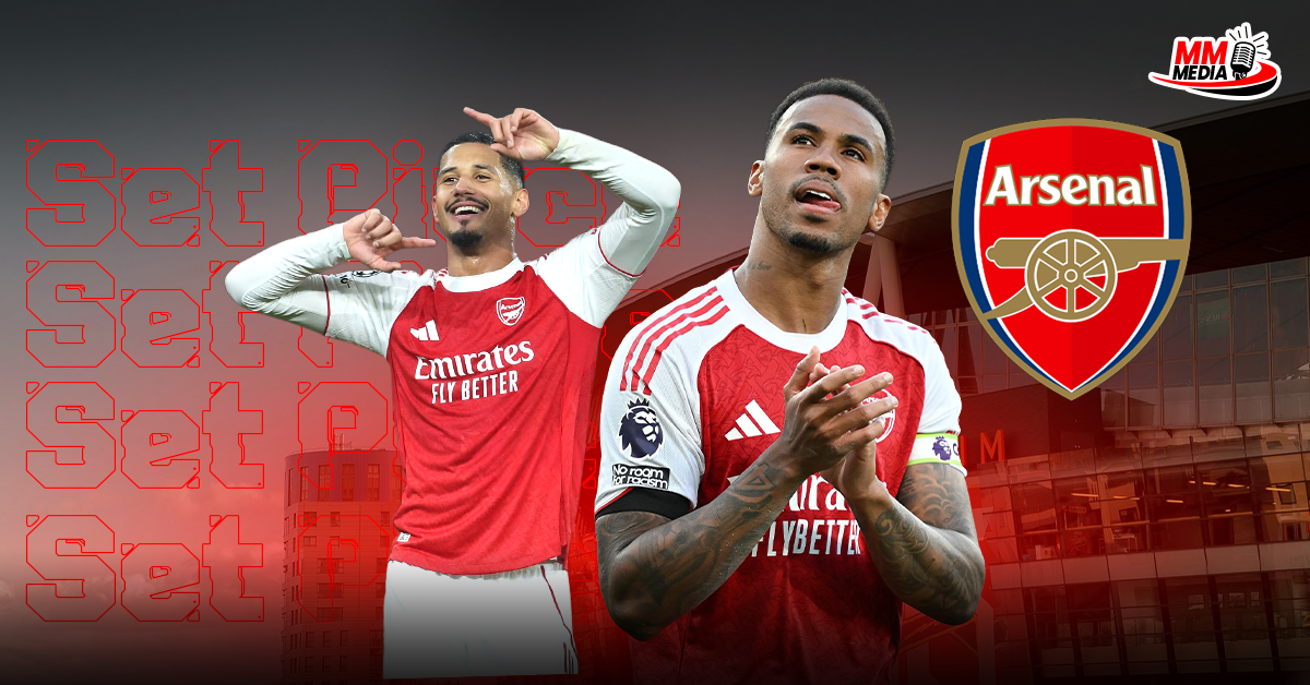 Arsenal Set Piece Leads Saliba and Gabriel